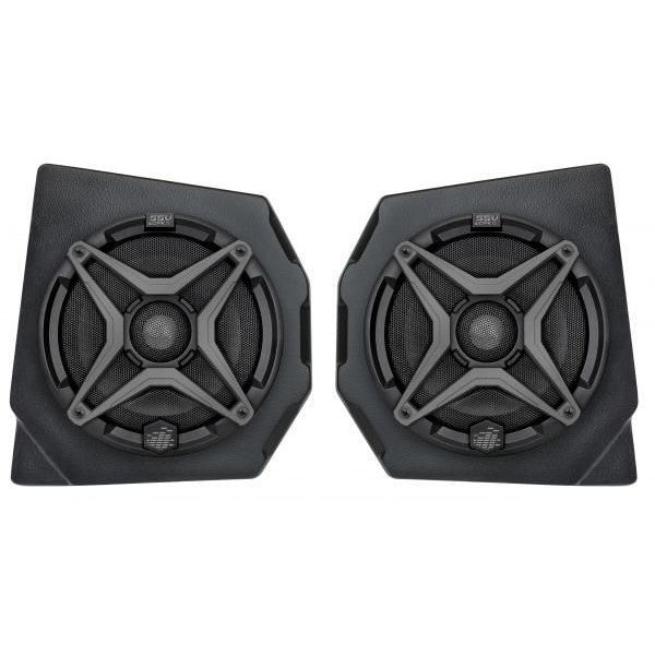 SSV Works Front 6.5" Speaker Pods With Red Grilles For Can-Am Defender HD10 18-22
