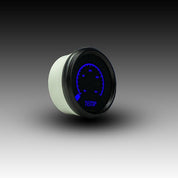 Intellitronix Water Temperature LED Analog Bargraph Gauge in Black Bezel - Blue