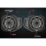 SSV Works 6.5" Front Unloaded Speaker Pods For Polaris Ranger XP 1000 2018-2022