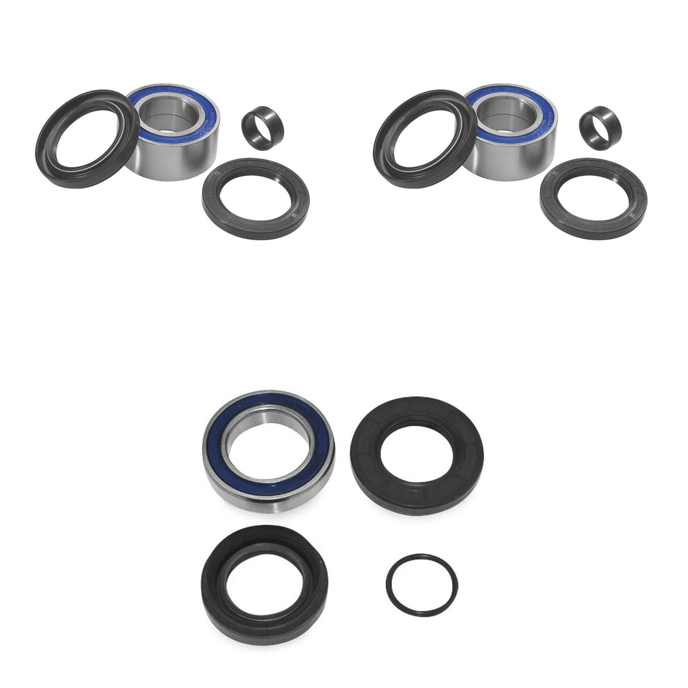 QUADBOSS Front and Rear Wheel Bearing Kits for Honda TRX420 FPM 2011-2013