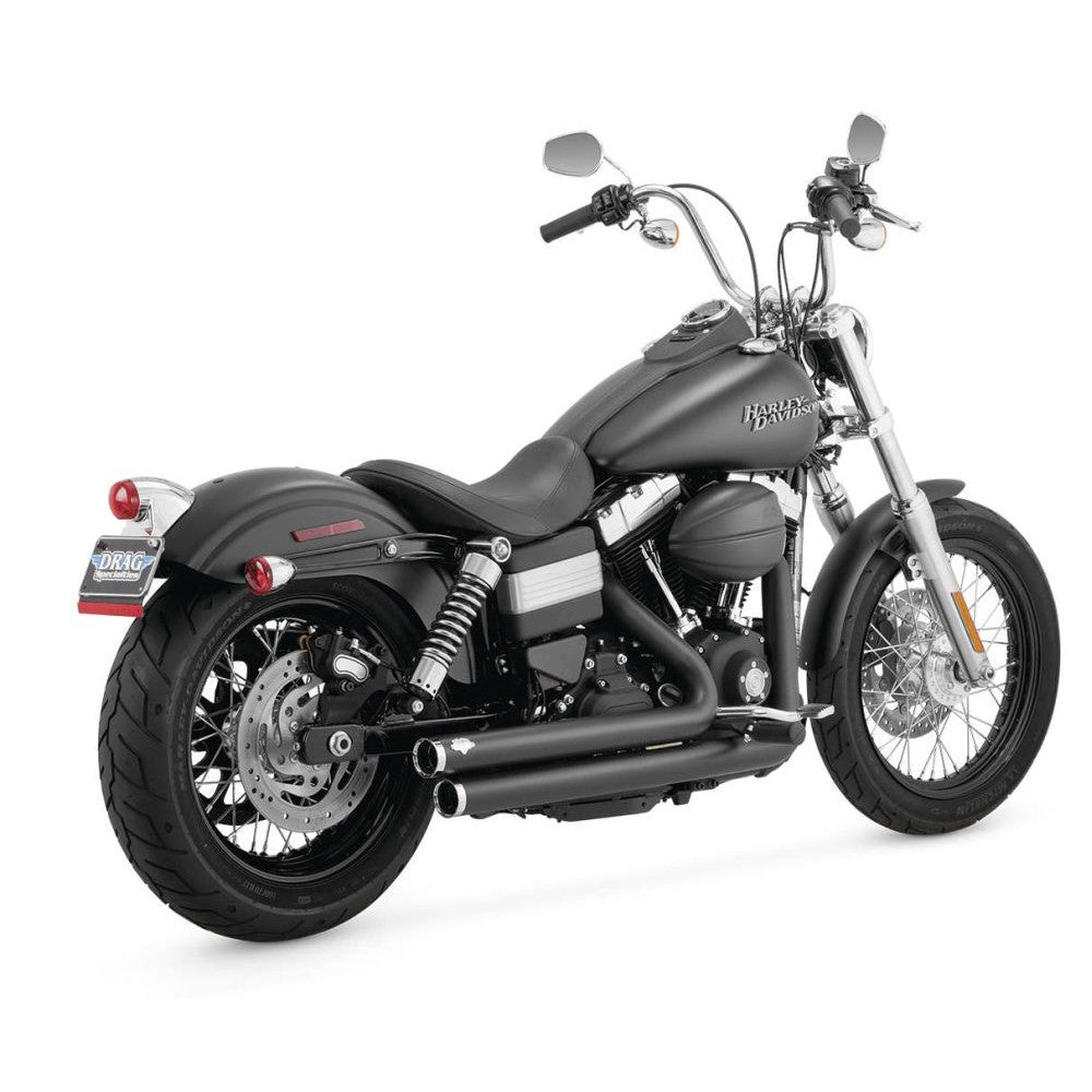 Vance And Hines Big Shots Staggered Black With Fuelpak FP4