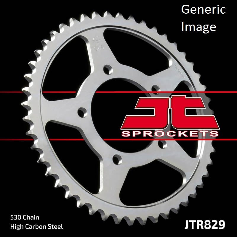 Piñón trasero de acero 47T para Suzuki GSX-R750 de calle (1988-1989)