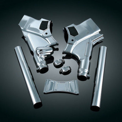 NEW Kuryakyn - 7832 Deluxe Neck Covers Electra Glide ROAD KING STREET FREE SHIP