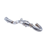Colector y tubo intermedio Megabomb de acero inoxidable FMF para Husqvarna FE501 (2017-2019)