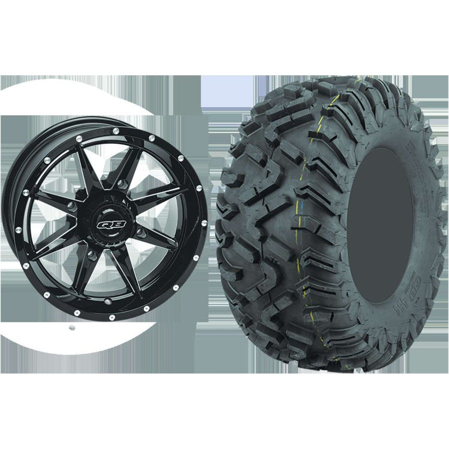 Set of 2 Mounted Wheel and Tire Kit Wheel: 14x7 5+2 4/137 Tire: 29x11-14 6 Ply