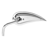Arlen Ness RAD III Left Steel Stem Chrome Teardrop Mirror 13-072