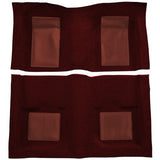 ACC Replacement Carpet Kit For 1969 Ford Mustang Mach I with 4 Maroon Inserts Fastback - CHOOSE COLOR