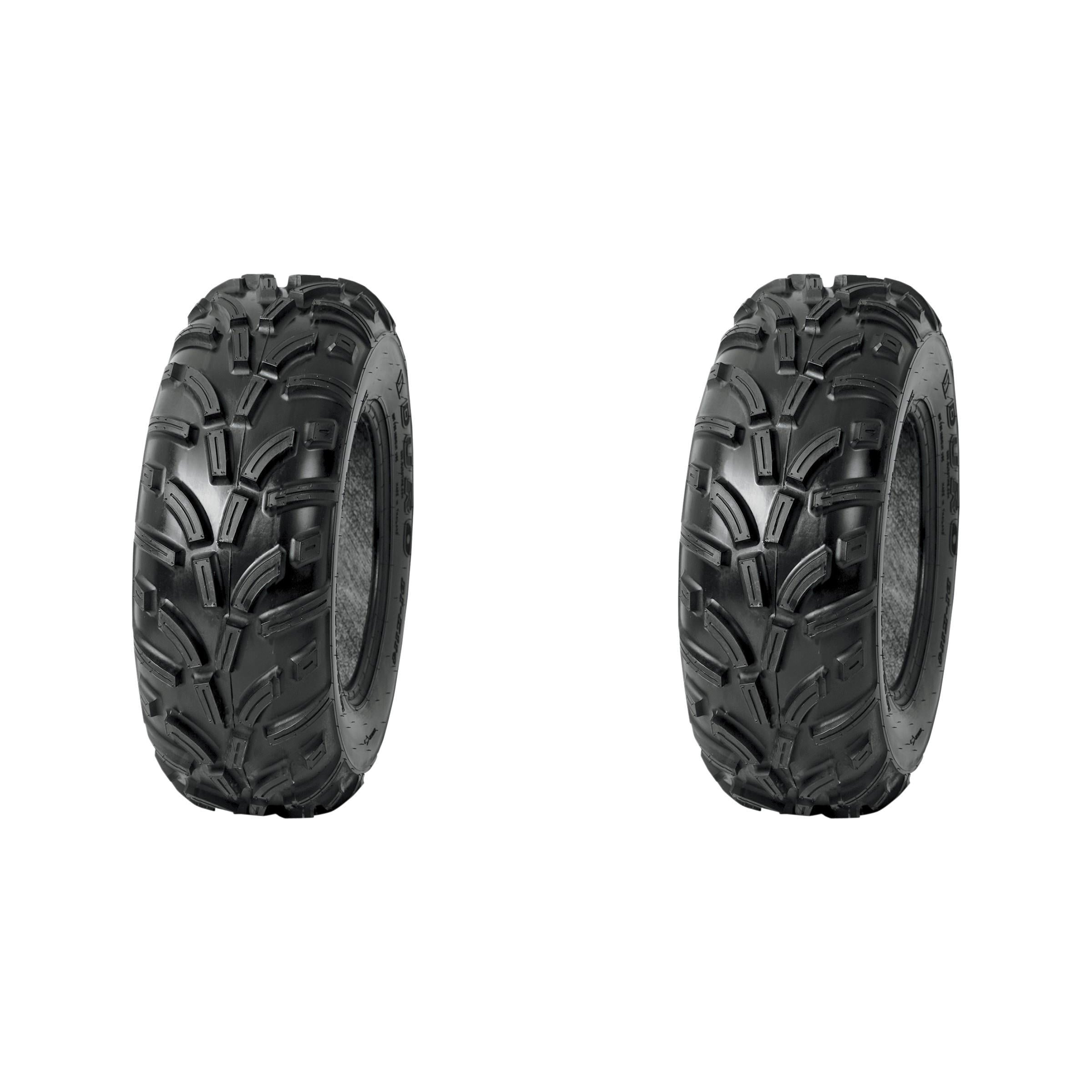 Set of 2 DURO DI-K114 Front Tires 25x8-12 4-ply