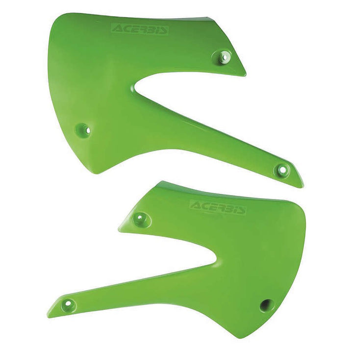 Acerbis Green Radiator Shrouds for Kawasaki - 2043730006