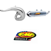 Gnarly Exhaust Pipe & Turbinecore 2 Silencer w/ Decal for HUSQVARNA TE 250 2017