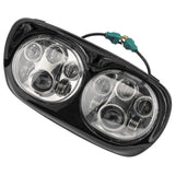 Faros delanteros Letric Lighting para Road Glide Dual Chrome/Black