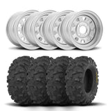Llantas ITP Delta Steel de 12" y neumáticos Blackwater Evolution [28x10-12]