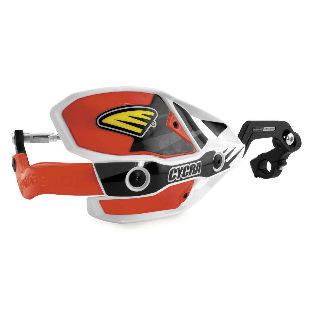 Cycra Probend Ultra CRM Handguard 7/8" Clamp White/Red - 1CYC-7407-32X