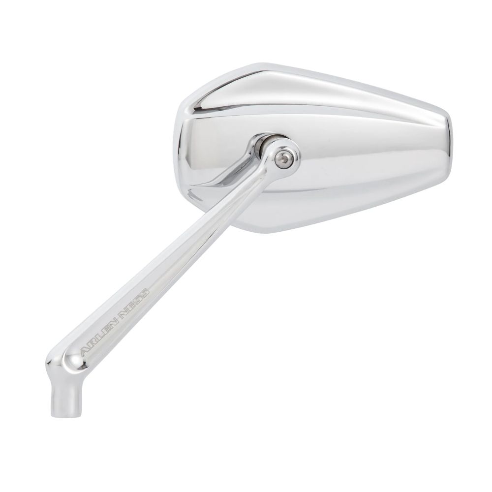 Arlen Ness Billet Mini Left Chrome Stocker Mirror 13-157