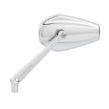 Arlen Ness Billet Mini Left Chrome Stocker Mirror 13-157