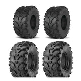 Juego de dos neumáticos Kenda K299 Bear Claw (6 capas) [26x9-12] y dos neumáticos (6 capas) [26x12-R12]