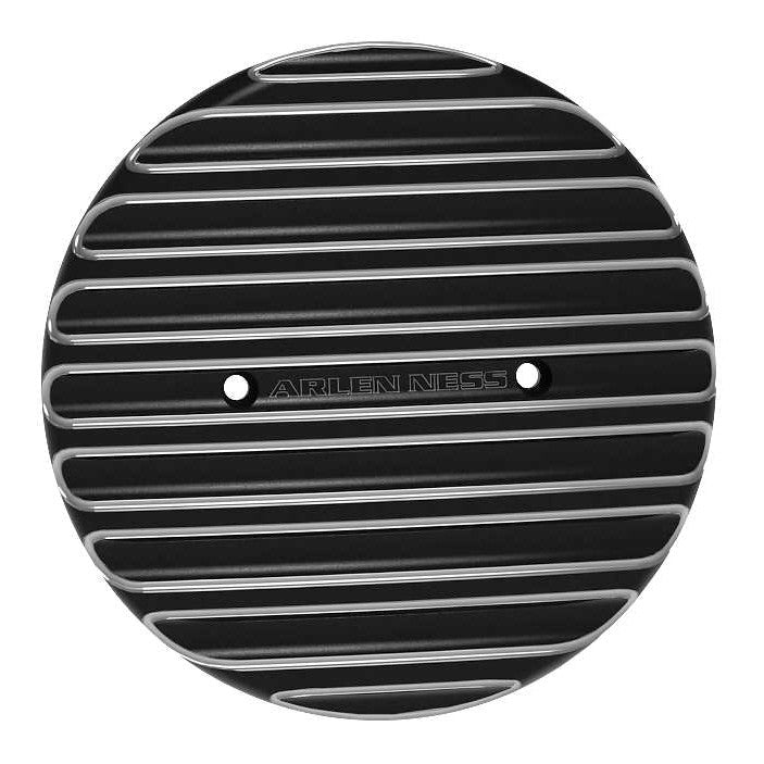 Arlen Ness Chrome Finned 2 Hole Derby Cover Indian w/ 111" Thunderstroke Engine