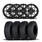 ITP Tornado 15" Matte Black Wheels And Coyote Tires [35x10R-15]