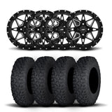 ITP Tornado 15" Matte Black Wheels And Coyote Tires [35x10R-15]