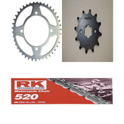 RK Chain & SUNSTAR Sprockets Kit fits ATV/UTV HONDA TRX200 FourTrax 1990-1991