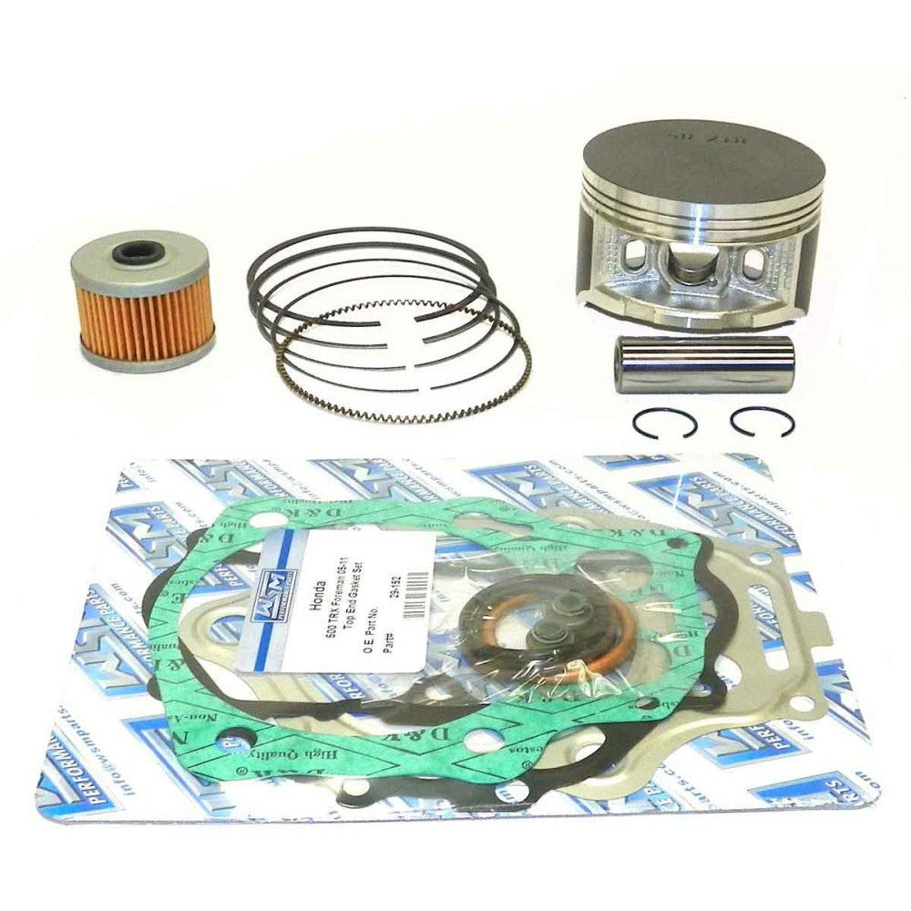 WSM Top End Rebuild Kit For Honda 500 TRX 05-11 .5mm Over 54-218-12