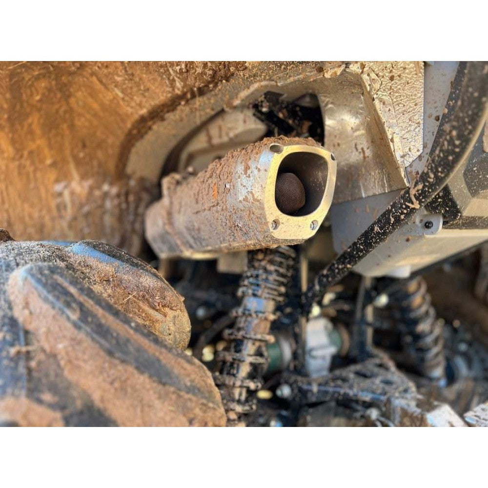 RJWC Single APX Exhaust For Yamaha Grizzly/Kodiak 700 2007-2024 10121730