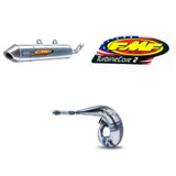 Tubo de escape Fatty de fábrica y silenciador Turbinecore2 con calcomanía HUSQVARNA TE 250 17