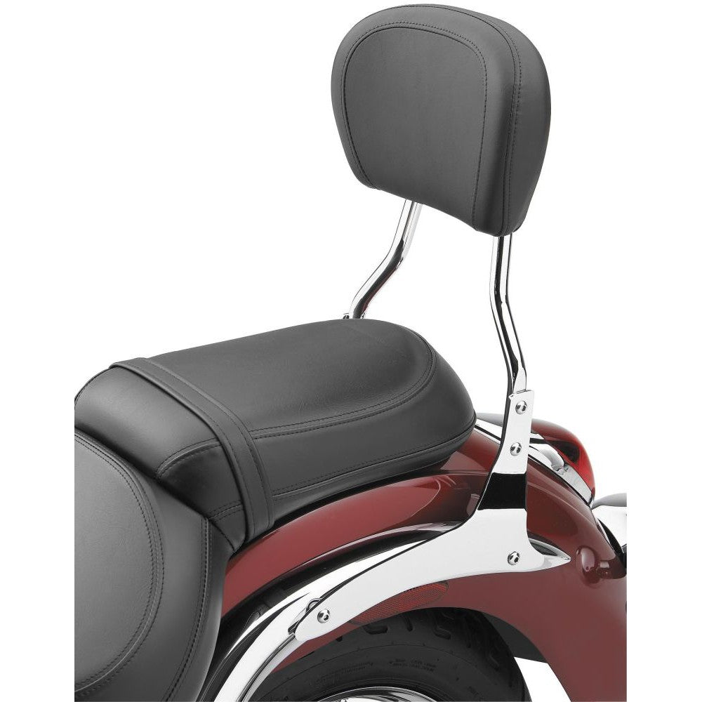 Cobra Round Sissy Bar with Pad 14" Chrome - 02-8618