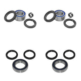 QUADBOSS Front and Rear Wheel Bearing Kits for Honda TRX500FM 2014-2015