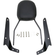 Cobra Sissy Bar 17" With Freedom Pad Black - 02-5111B