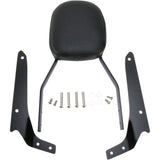 Cobra Sissy Bar 17" With Freedom Pad Black - 02-5111B