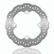 BikeMaster Brake Rotor For Honda CBR650F/ABS 2014-2018 Contour Rear Silver