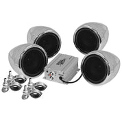 Boss Audio Systems 1,000-Watt Bluetooth 3" Speaker Kit Chrome