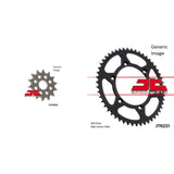 Kit de piñones de acero delanteros y traseros JT SPROCKETS para todoterreno YAMAHA YZ450F 2014