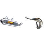 FAC Big Bore Fatty Exhaust Pipe & Powercore2 Shorty Silencer for KTM 105SX 07-12