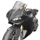 New Rage Cycles Mirror Block Off LED Replacement Turn Signal Black - 1199-MBO