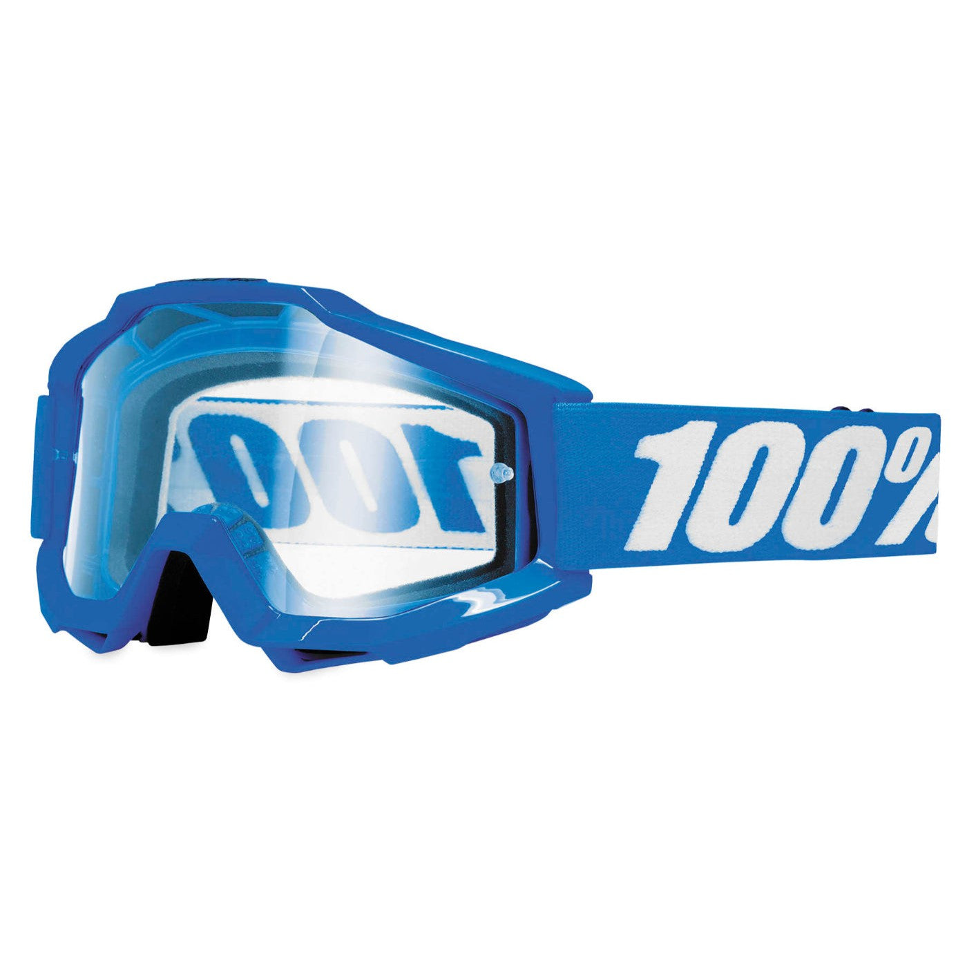 100% Gen1 Accuri Goggles Reflex Blue with Clear Lens - 50200-002-02