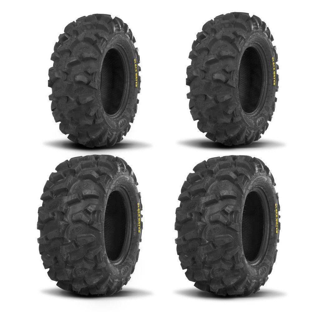 ITP Two Each Blackwater Evolution Tires Front [26x9-12] And Blackwater Evolution Tires Rear [26x11-12]