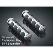 New Kuryakyn ISO Grip Set with Chrome Accent Rings