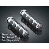 New Kuryakyn ISO Grip Set with Chrome Accent Rings