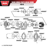 WARN 69639 Winch Tie Rod - 40ci