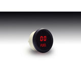 Intellitronix Fuel Level LED Digital Gauge in Black Bezel - Red