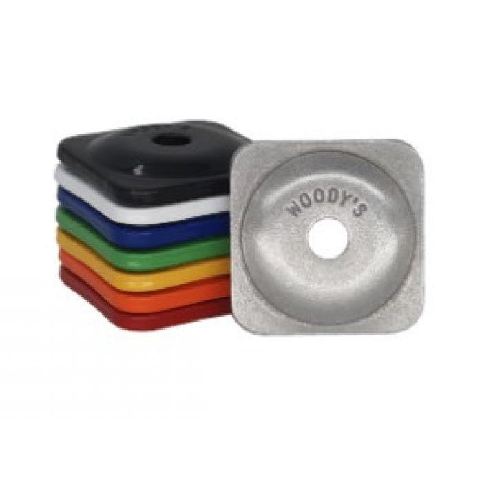 Woodys Square Grand Digger Support Plates Powder Coated Green (48) ASG-3780-48