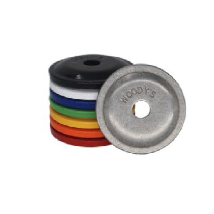 Round Grand Digger Support Plates Powder Coated Red 48