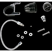 Arlen Ness 1.75in Black Deep Cut Oil Pressure Gauge Kit 15-670