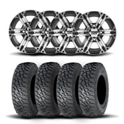 ITP SS212 15" Machined Black Wheels And Tenacity Tires [32x10R-15]