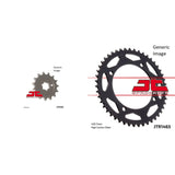 Kit de piñones de acero delanteros y traseros JT SPROCKETS para todoterreno SUZUKI RM65 2003-2005