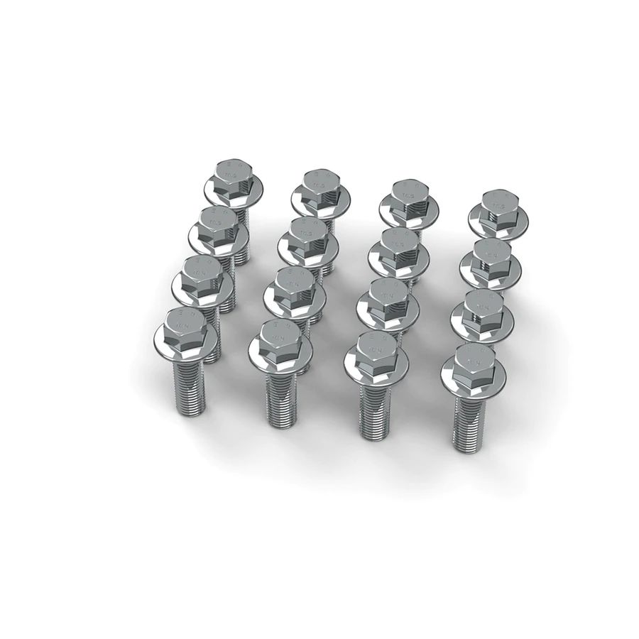 Bullite 16 Piece Silver Beadlock Ring Bolt And Insert Kits