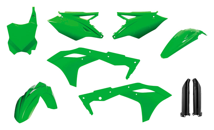 Acerbis Flo Green Full Plastic Kit for Kawasaki - 2630630235