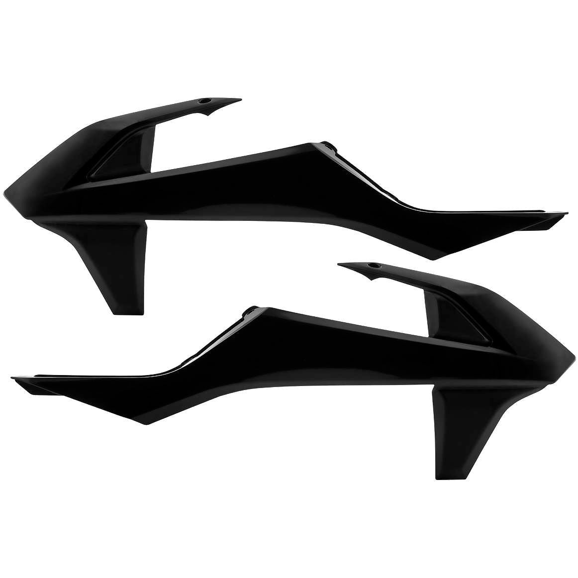 Acerbis Black Radiator Shrouds for KTM - 2421080001